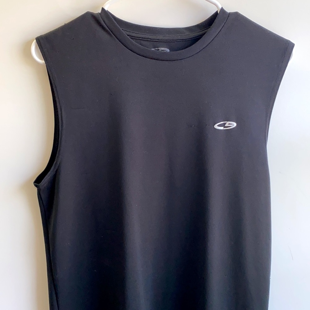 C9 Men’s Sleeveless Shirt Small C9 Logo Dri-Fit Crew Neck Black Tank Top Workout